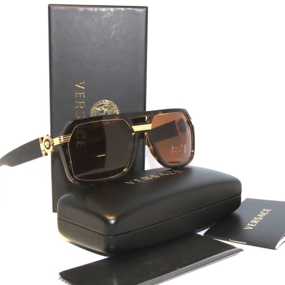 Versace 4399 108/73 Havana Dark Brown Sunglasses